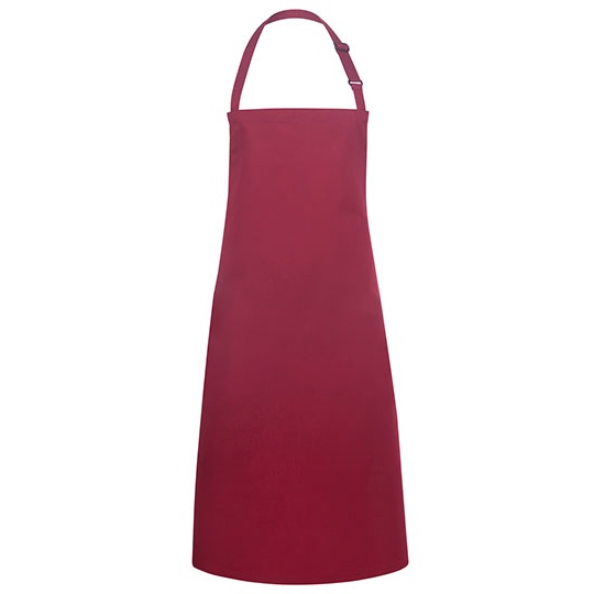 Fartuch Regulowany Twillowy KY049 - Bordeaux (ca. Pantone 209C)