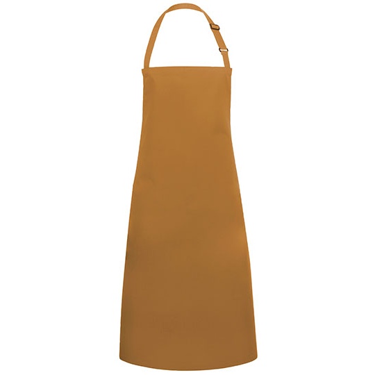 Fartuch regulowany z paskiem KY049 - Mustard