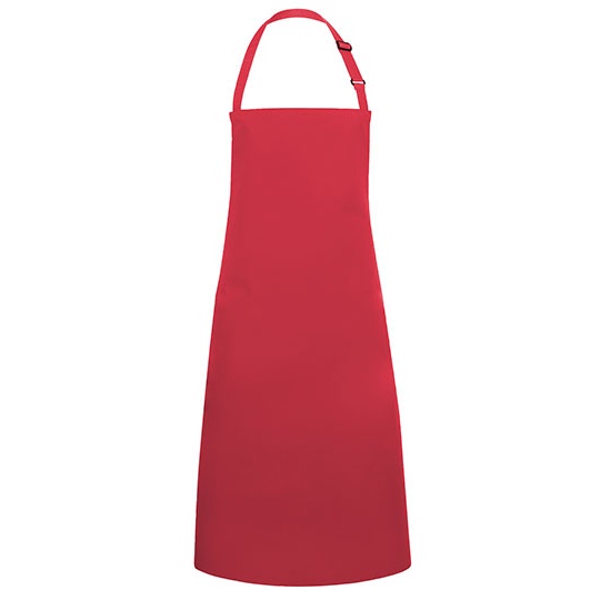 Fartuch Regulowany Twillowy KY049 - Raspberry (ca. Pantone 4059C)