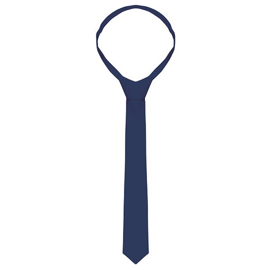 Krawat Meski Twillowy KY050 - Navy (ca. Pantone 533C)