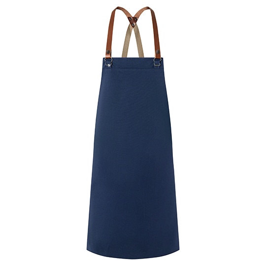 Fartuch Uniwersalny Twillowy z Paskami Skorzanymi KY054 - Steel Blue (ca. Pantone 2380C)