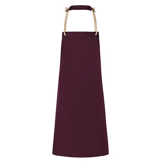 Fartuch Miejski Twillowy Recyklingowy KY056 - Aubergine (ca. Pantone 5185C)