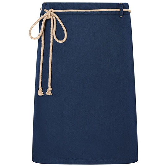 Fartuch Wiazany Twillowy KY057 - Steel Blue (ca. Pantone 2380C)