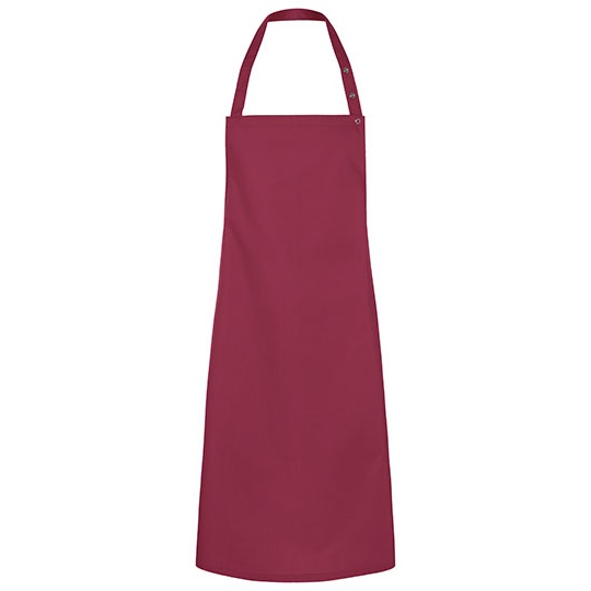 Fartuch Twillowy Material KY072 - Bordeaux (ca. Pantone 209C)