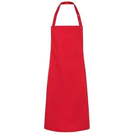Fartuch Twillowy Material KY072 - Red (ca. Pantone 186C)