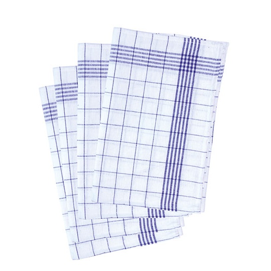 Scierki Kuchenne Bawelniane w Krate KY076 - Blue (ca. Pantone 7686C)