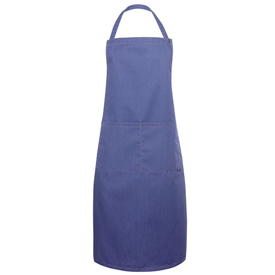 Fartuch Denimowy Twillowy Dekatyzowany KY100 - Vintage Blue (ca. Pantone 2108C)