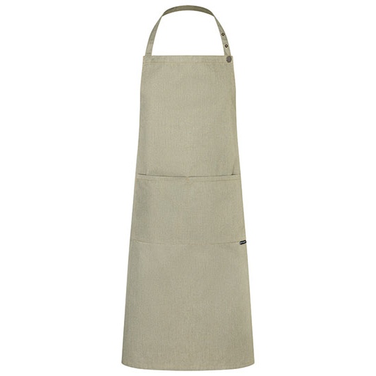 Fartuch Denimowy Twillowy Dekatyzowany KY100 - Vintage Moss Green (ca. Pantone 416C)