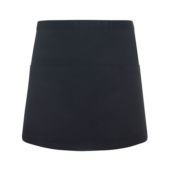 Fartuch Kelnerski Twillowy Funkcjonalny KY101 - Black (ca. Pantone 419C)