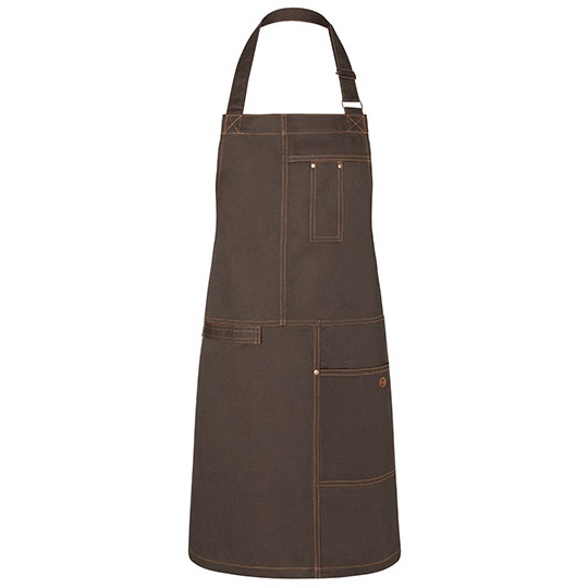 Fartuch Kelnerski Twill Bawelniany KY113 - Chocolate (ca. Pantone 440 C)