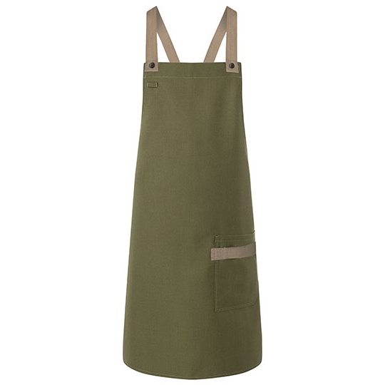Fartuch Kelnerski Tkanina Twill Poliester Bawelna KY119 - Moss Green (ca. Pantone 7764C)