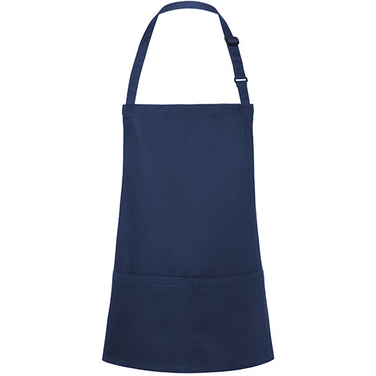 Fartuch Krotki Poliester Bawelna KY123 - Navy (ca. Pantone 533C)