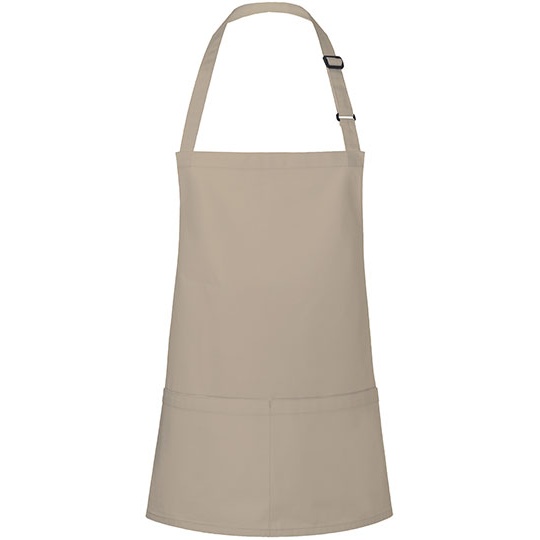 Fartuch Krotki Poliester Bawelna KY123 - Sand (ca. Pantone 7529C)