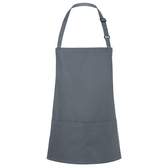 Fartuch Krotki Poliester Bawelna KY123 - Anthracite (ca. Pantone 7540C)