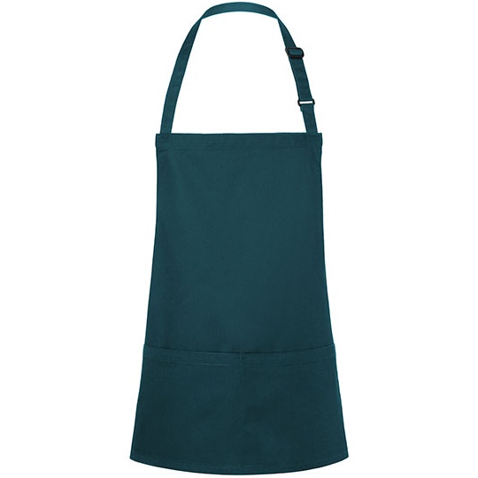 Fartuch Krotki Poliester Bawelna KY123 - Pine Green (ca. Pantone 4189C)