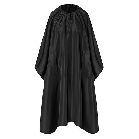 Wodoszczelna peleryna fryzjerska KY129 - Black (ca. Pantone 419C)