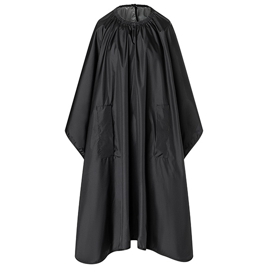 Wodoodporna peleryna fryzjerska KY130 - Black (ca. Pantone 419C)