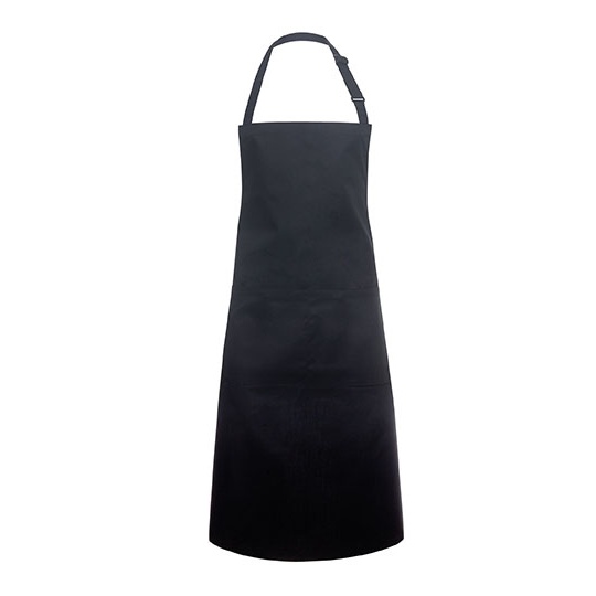 Fartuch Roboczy Oversize Splot Diagonalny KY133 - Black (ca. Pantone 419C)
