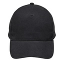 Czapka 5 Paneli Bawelniana Regulowana L02116 - Black