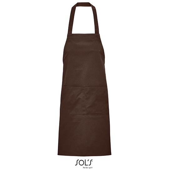 Fartuch Unisex Bawelna Organiczna L03569 - Chocolate