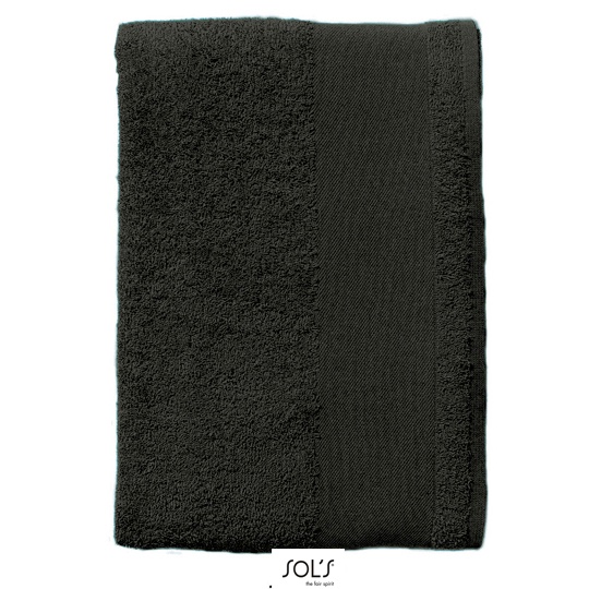 Ręcznik kąpielowy z bordiurą L899 - Dark Grey (Solid)