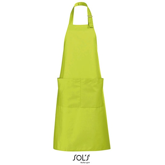 Fartuch Dlugi Poliester Bawelna L990 - Apple Green