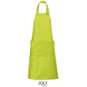 Fartuch Dlugi Poliester Bawelna L990 - Apple Green