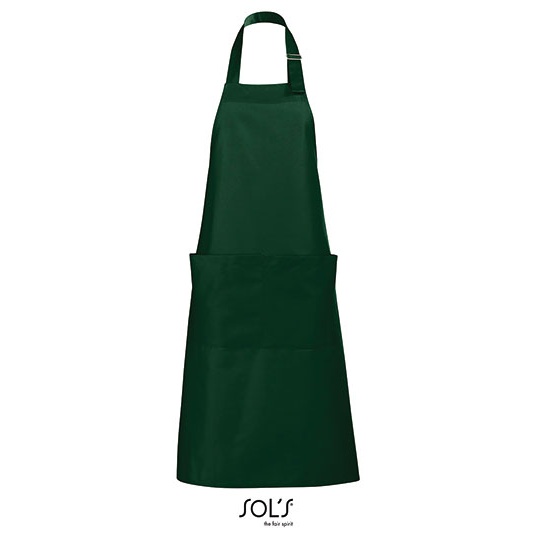 Fartuch Dlugi Poliester Bawelna L990 - Bottle Green