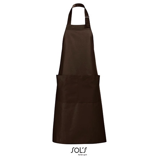 Fartuch Dlugi Poliester Bawelna L990 - Chocolate