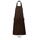 Fartuch Dlugi Poliester Bawelna L990 - Chocolate