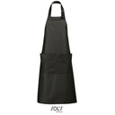 Fartuch Długi Poliester Bawełna L990 - Dark Grey (Solid)