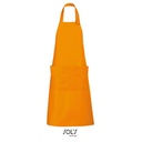 Fartuch Dlugi Poliester Bawelna L990 - Orange
