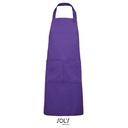 Fartuch Dlugi Poliester Bawelna L990 - Dark Purple