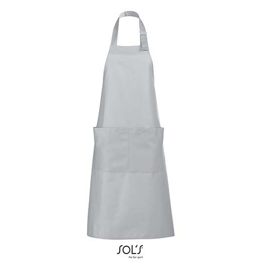 Fartuch Długi Poliester Bawełna L990 - Pure Grey