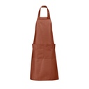 Fartuch Dlugi Poliester Bawelna L990 - Brown