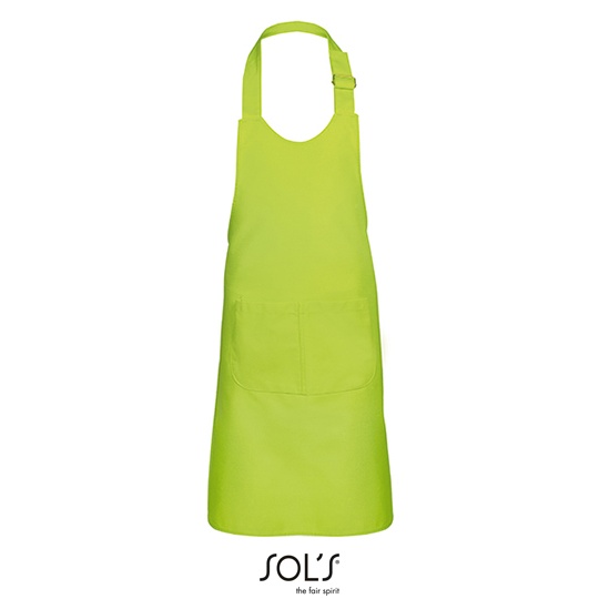 Fartuch Dzieciecy Mieszanka Poliestrowo Bawelniana L990K - Apple Green