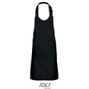 Fartuch Dzieciecy Mieszanka Poliestrowo Bawelniana L990K - Black