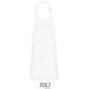 Fartuch Dzieciecy Mieszanka Poliestrowo Bawelniana L990K - White