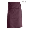 Fartuch Sredni Poliester Bawelna L995 - Burgundy