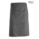 Fartuch Średni Poliester Bawełna L995 - Dark Grey (Solid)