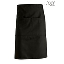 Fartuch Średni Poliester Bawełna L995 - Deep Black