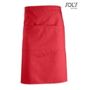 Fartuch Sredni Poliester Bawelna L995 - Red
