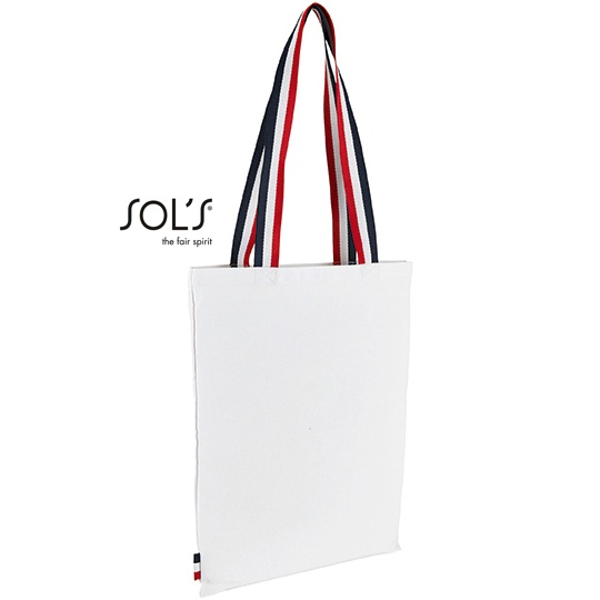 Torba na zakupy z dlugimi uchwytami LB02119 - White