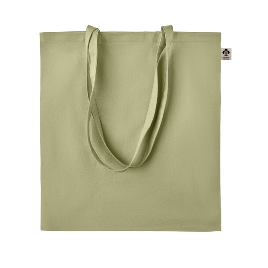 Torba Bawełniana Organiczna Dlugie Uchwyty LB04091 - Khaki