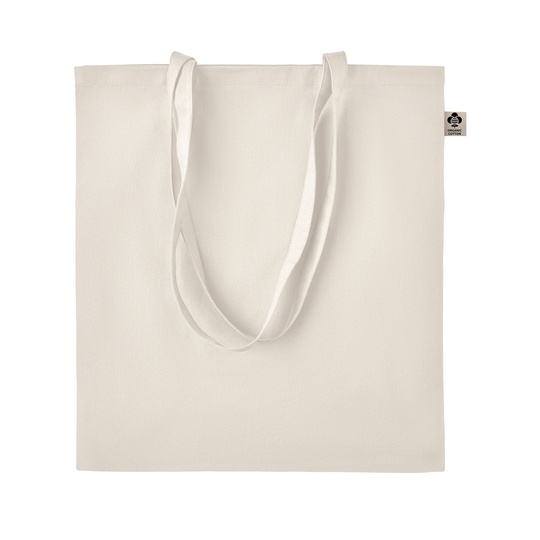 Torba Bawełniana Organiczna Długie Uchwyty LB04091 - Natural