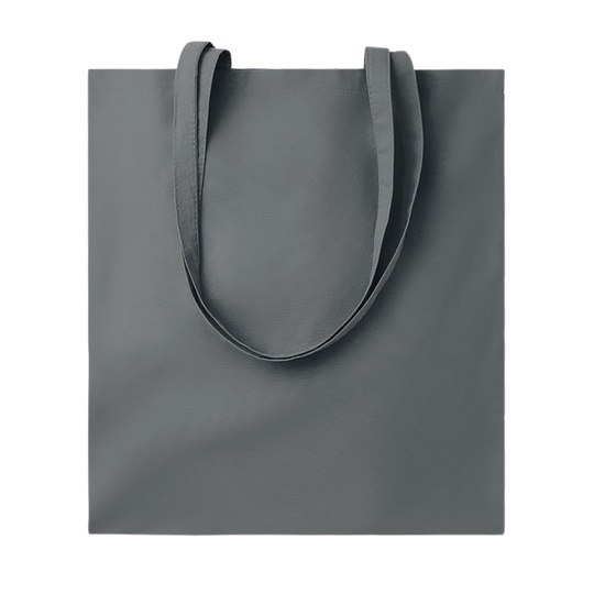 Torba na zakupy Ibiza z długimi uchwytami LB04101 - Charcoal Grey (Solid)