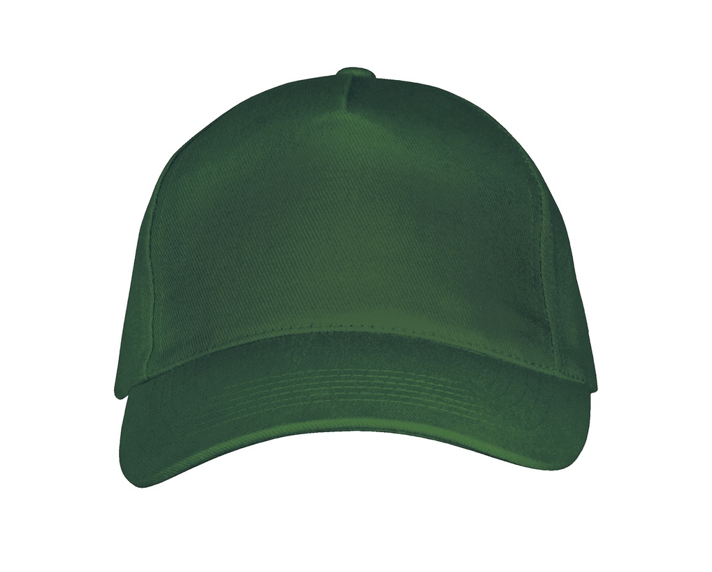 Czapka Pieciopanelowa Bawelniana LC00594 - Bottle Green