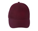 Czapka Pieciopanelowa Bawelniana LC00594 - Burgundy