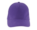 Czapka Pieciopanelowa Bawelniana LC00594 - Dark Purple