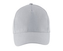 Czapka Pieciopanelowa Bawelniana LC00594 - Pure Grey